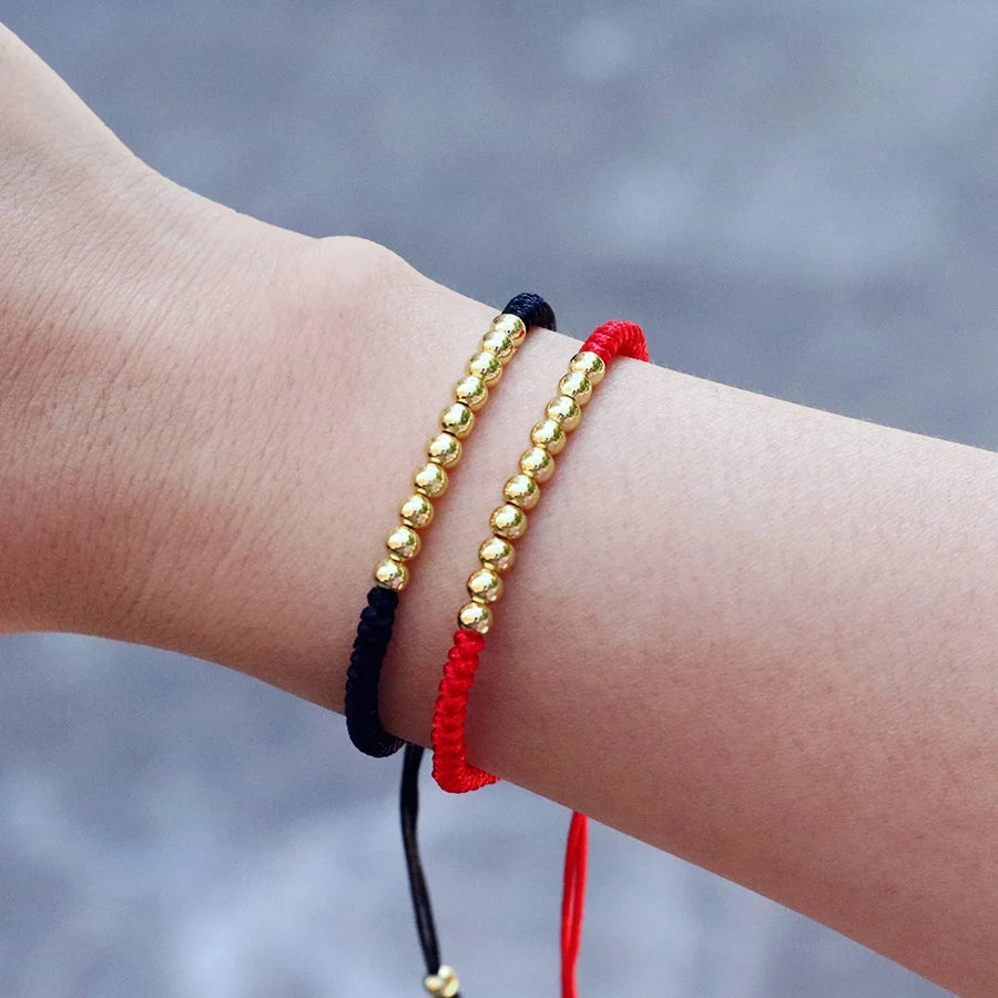 Trinity Knot Bracelets – Red & Black Protection