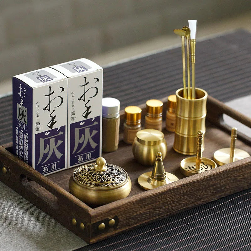 🛠️Incense Crafting Kit – Brass Burner & Ritual Tools for DIY Sacred Scents