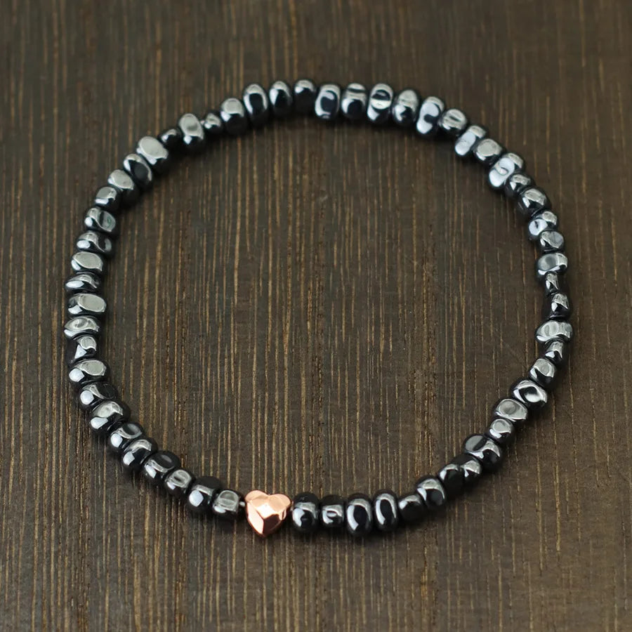 Hematite Grounding Bracelet – Raw Strength & Calm Focus