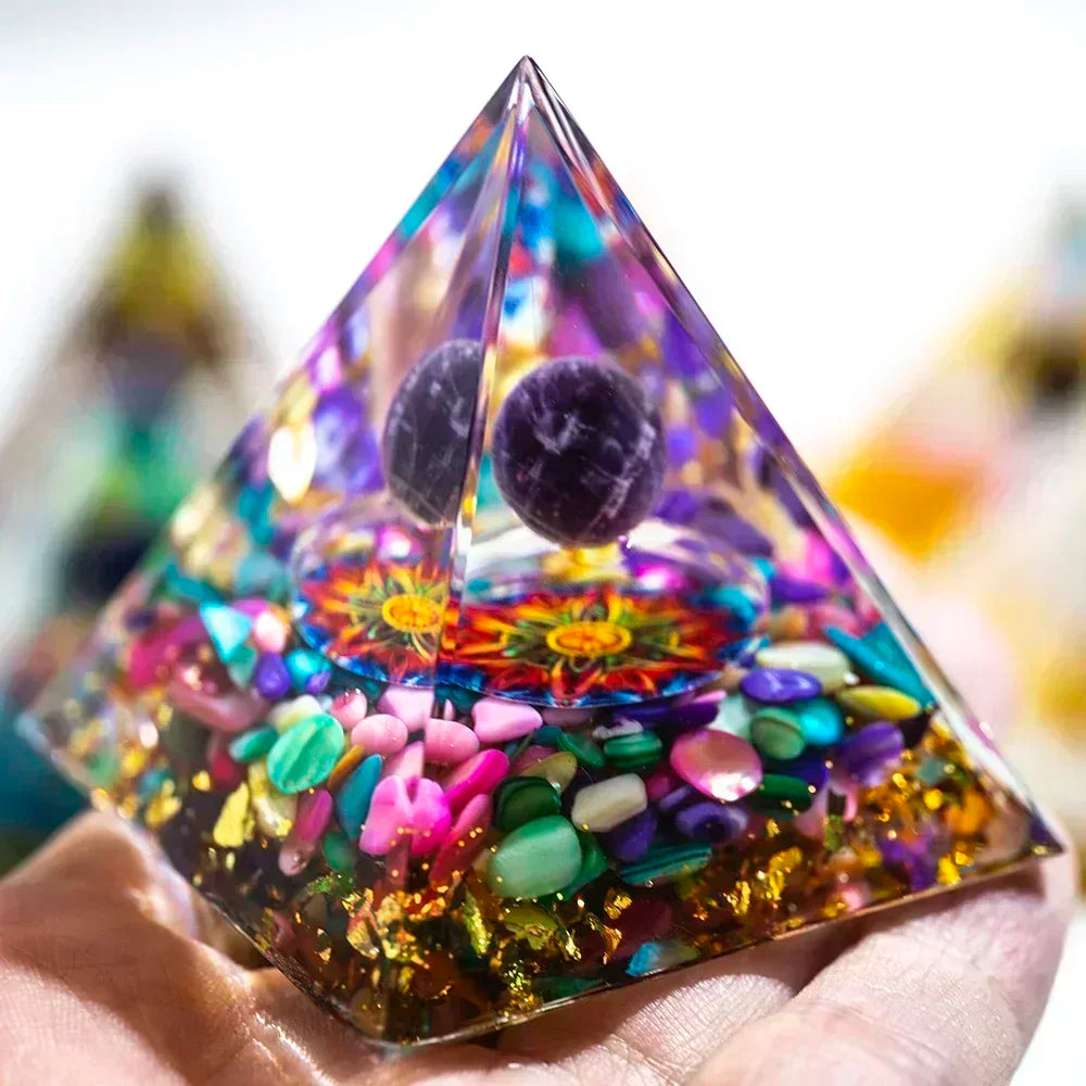 Crystal Energy Pyramid 🔺 – Chakra Balancing Generator for Healing & Home Harmony
