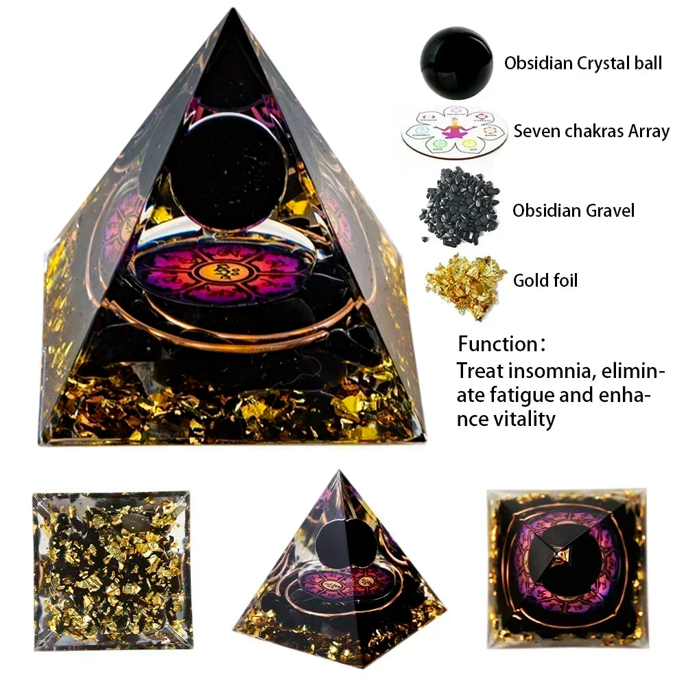 Crystal Energy Pyramid 🔺 – Chakra Balancing Generator for Healing & Home Harmony