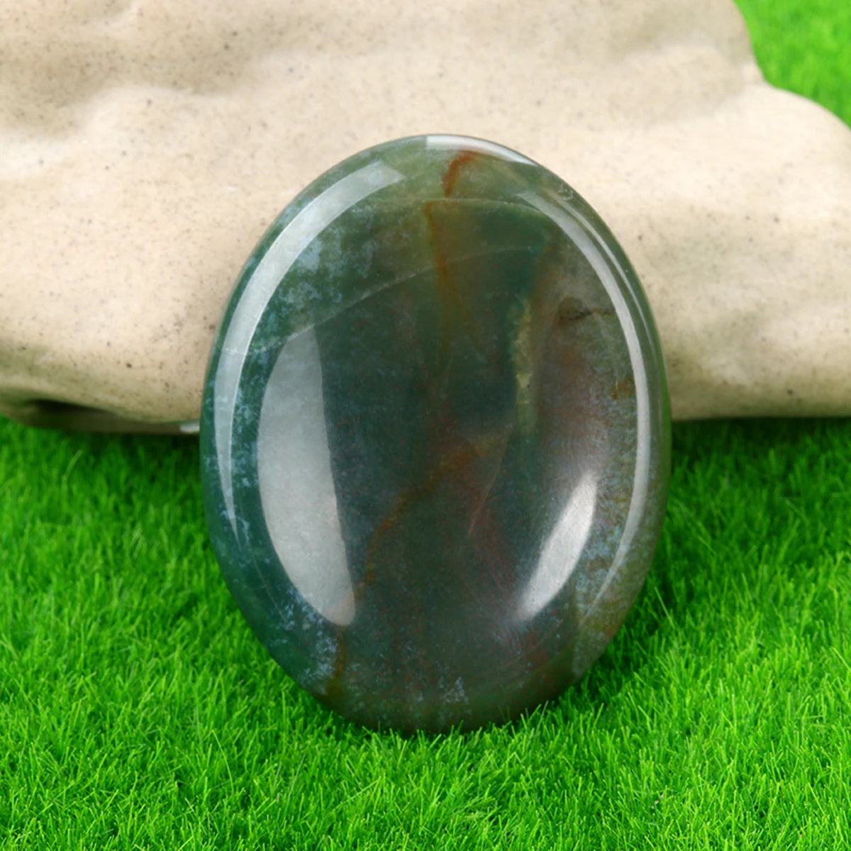 🫶 Thumb Worry Stone – Pocket-Sized Calm & Crystal Focus