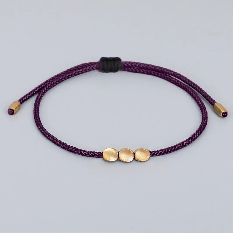 Copper Energy Bracelet – Ritual Thread in Protective Colors