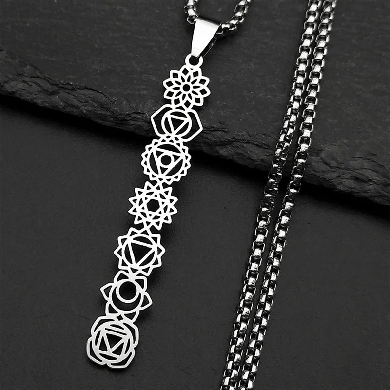 Bloom of Alignment - Chakra Healing Necklace 🌸