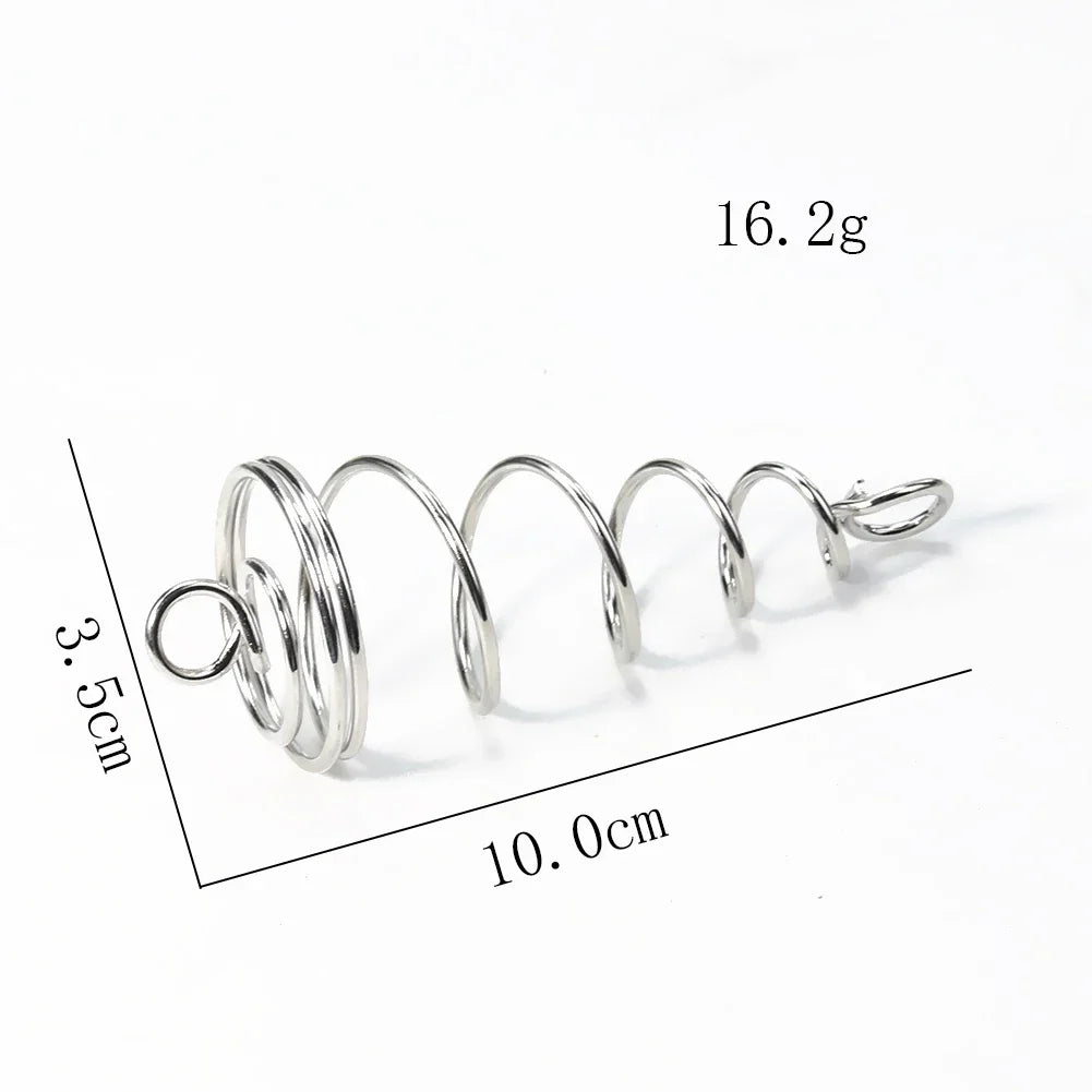 Rotating Spiral Wind Spinner 🌀 – Energy Flow Amplifier for Crystals & Light Decor