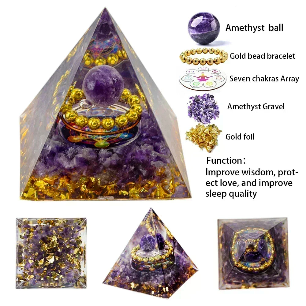 Crystal Energy Pyramid 🔺 – Chakra Balancing Generator for Healing & Home Harmony
