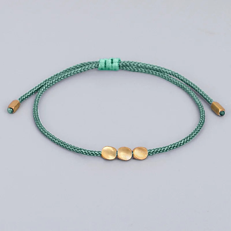 Copper Energy Bracelet – Ritual Thread in Protective Colors