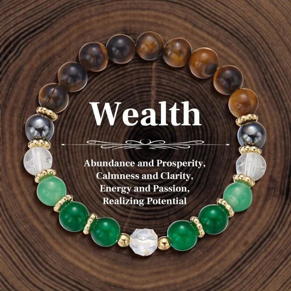Abundance Magnet Bracelet – Natural Stone Energy Blend