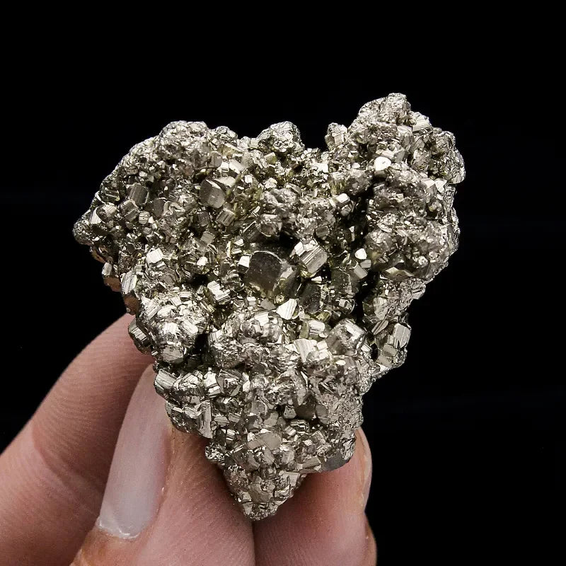 Golden Pyrite Cube 💰 – Crystal of Wealth, Power & Abundance