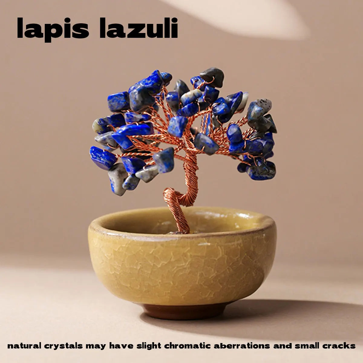 Mini Crystal Life Tree 🌸 – Handmade Energy Tree with Flower Pot Base for Harmony & Healing