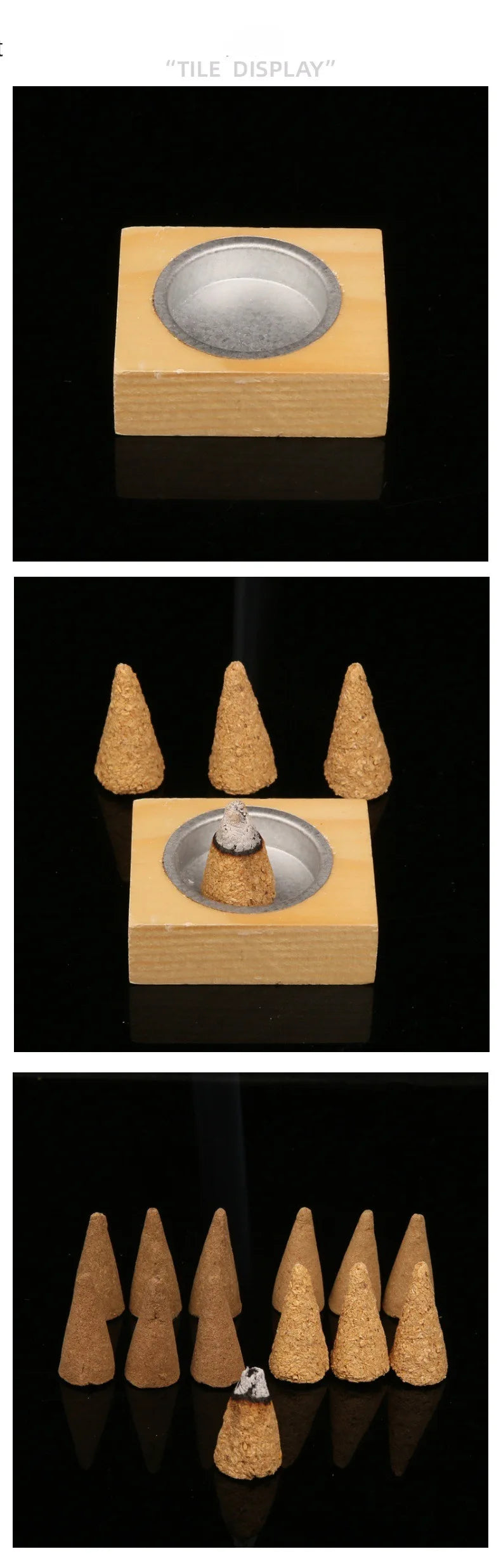 🌿Palo Santo & White Sage Cones – Cleansing Incense for Ritual & Daily Energy Shift