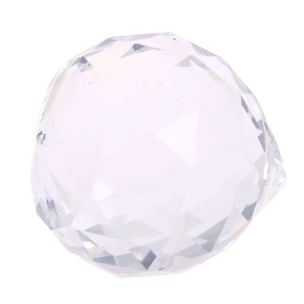 Crystal Prism Ball 🔮 – Rainbow Light Sphere for Suncatchers, Rituals & Decor