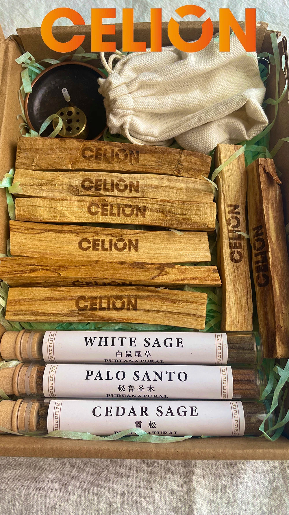 🔥Palo Santo Ritual Kit – Sacred Wood for Cleansing, Meditation & Energy Reset