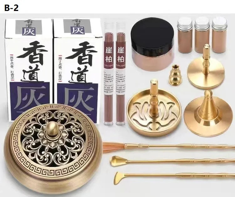 🛠️Incense Crafting Kit  – Brass Burner & Ritual Tools for DIY Sacred Scents
