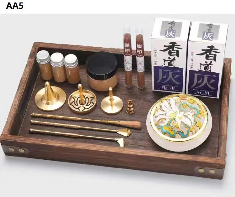 🛠️Incense Crafting Kit  – Brass Burner & Ritual Tools for DIY Sacred Scents