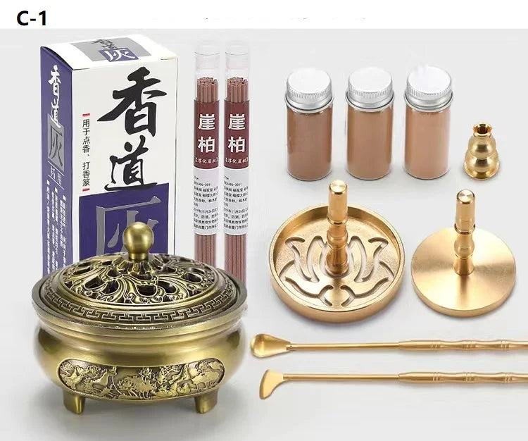 🛠️Incense Crafting Kit  – Brass Burner & Ritual Tools for DIY Sacred Scents