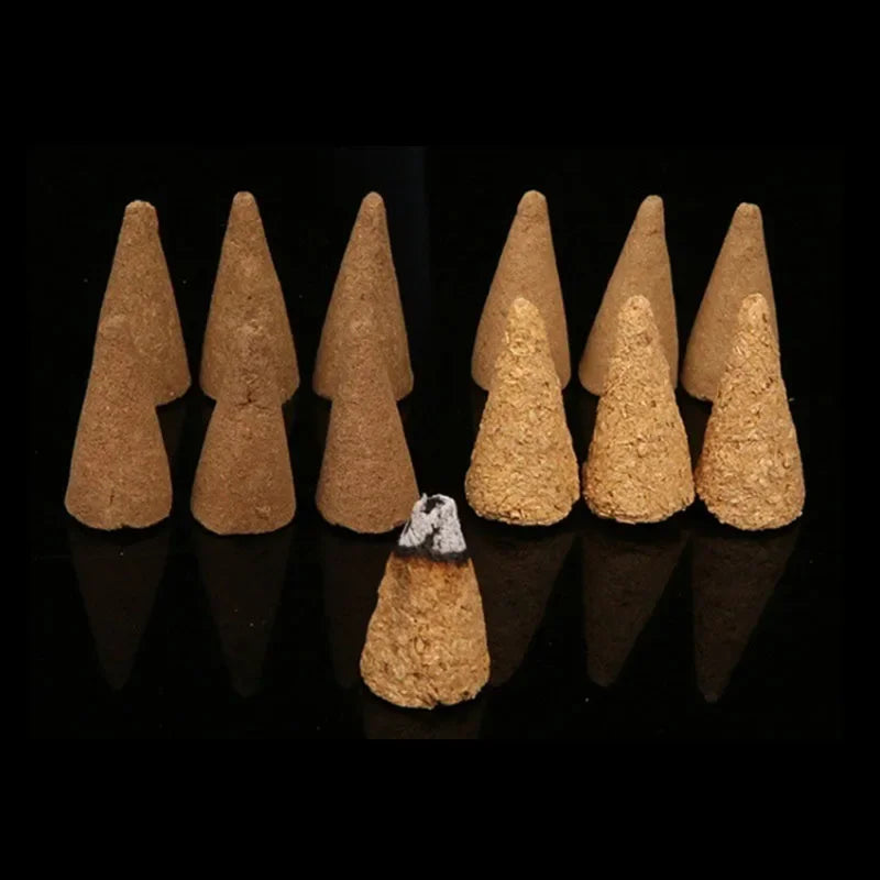 🌿Palo Santo & White Sage Cones – Cleansing Incense for Ritual & Daily Energy Shift