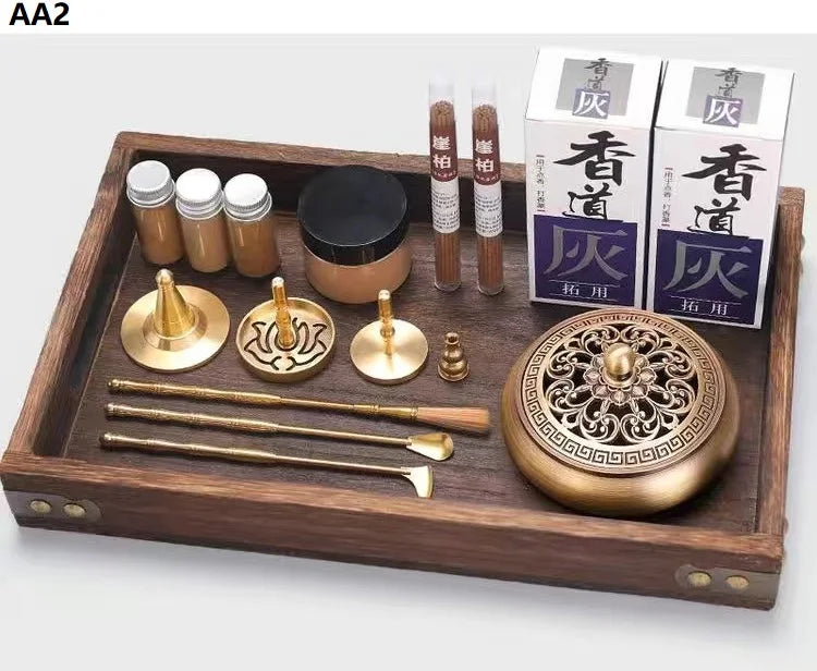 🛠️Incense Crafting Kit  – Brass Burner & Ritual Tools for DIY Sacred Scents
