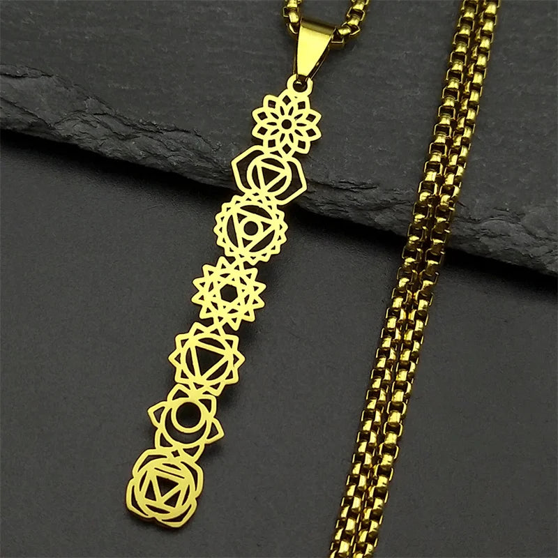 Bloom of Alignment - Chakra Healing Necklace 🌸