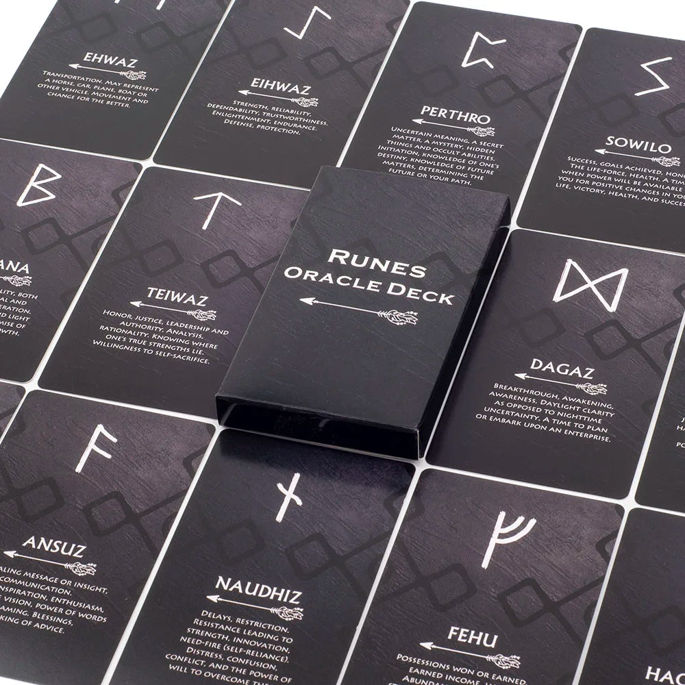 Runes Oracle Deck  – 26-Card Tool for Insight, Lighting & Transformation