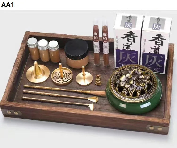 🛠️Incense Crafting Kit  – Brass Burner & Ritual Tools for DIY Sacred Scents