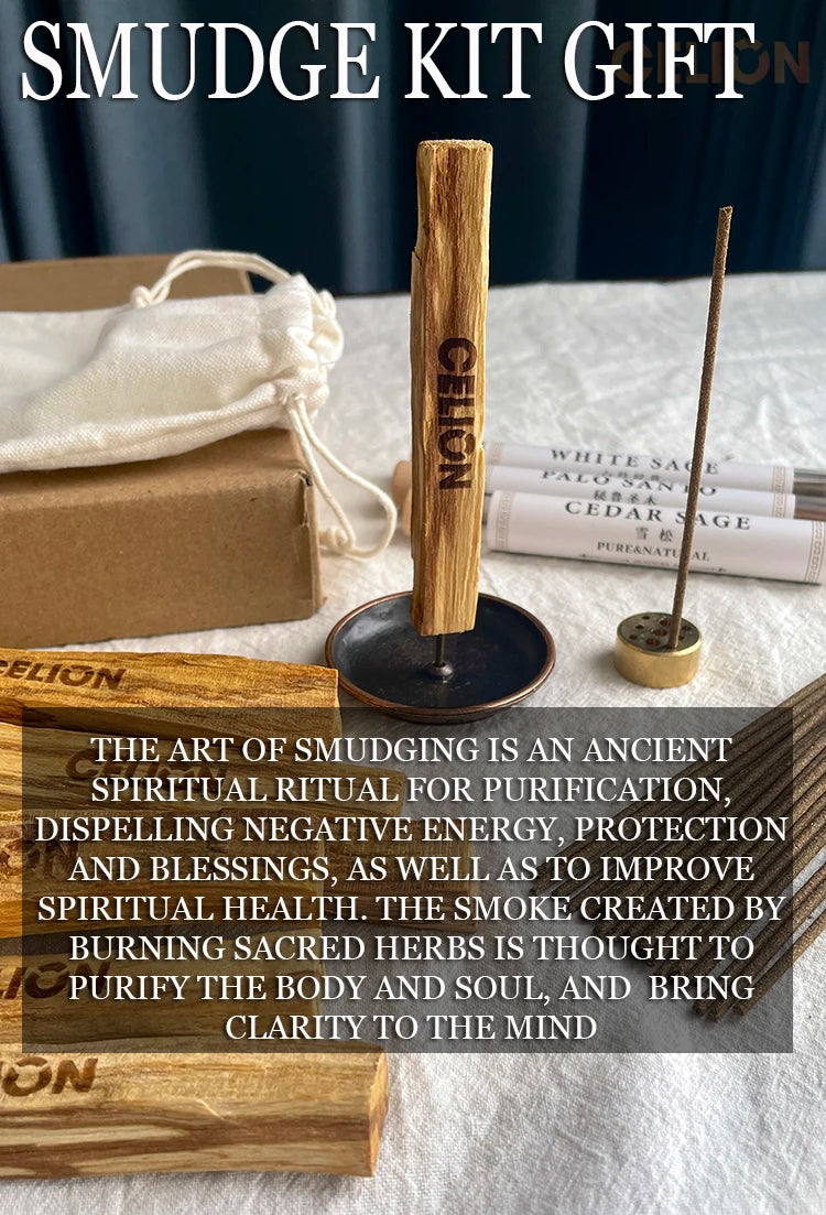 🔥Palo Santo Ritual Kit – Sacred Wood for Cleansing, Meditation & Energy Reset
