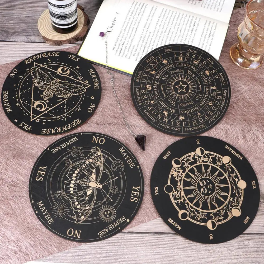 Pendulum Divination Board 🧿 – Spirit Guidance & Decision Tool for Rituals