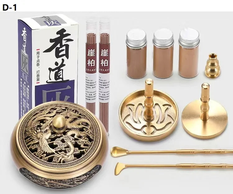 🛠️Incense Crafting Kit  – Brass Burner & Ritual Tools for DIY Sacred Scents