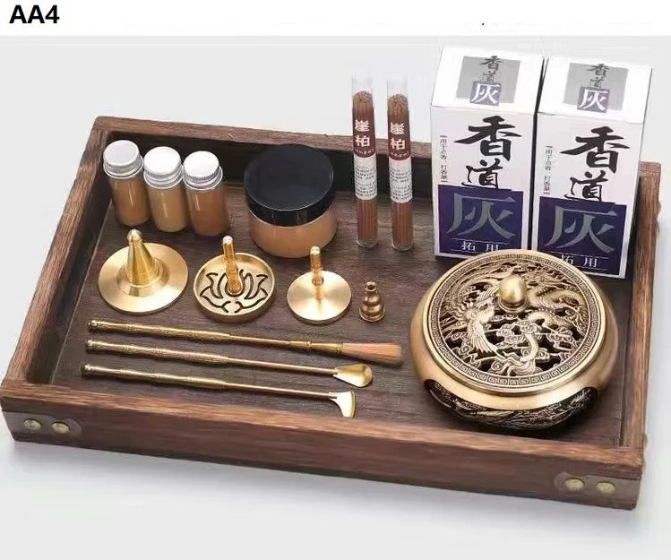 🛠️Incense Crafting Kit  – Brass Burner & Ritual Tools for DIY Sacred Scents