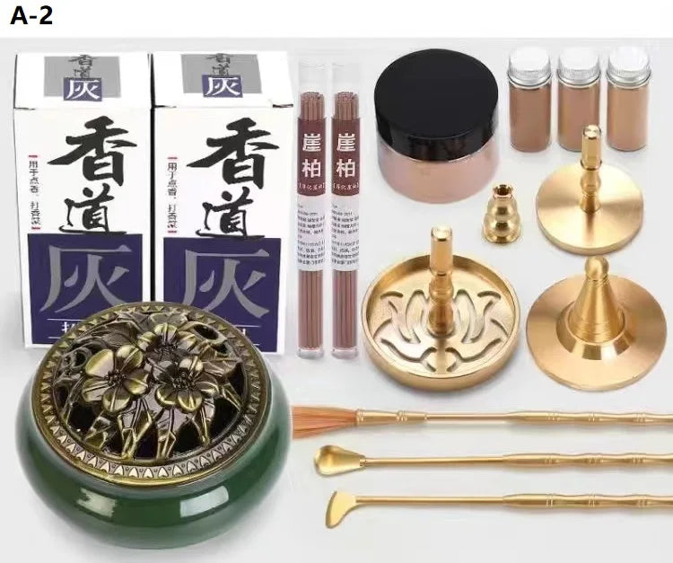 🛠️Incense Crafting Kit  – Brass Burner & Ritual Tools for DIY Sacred Scents