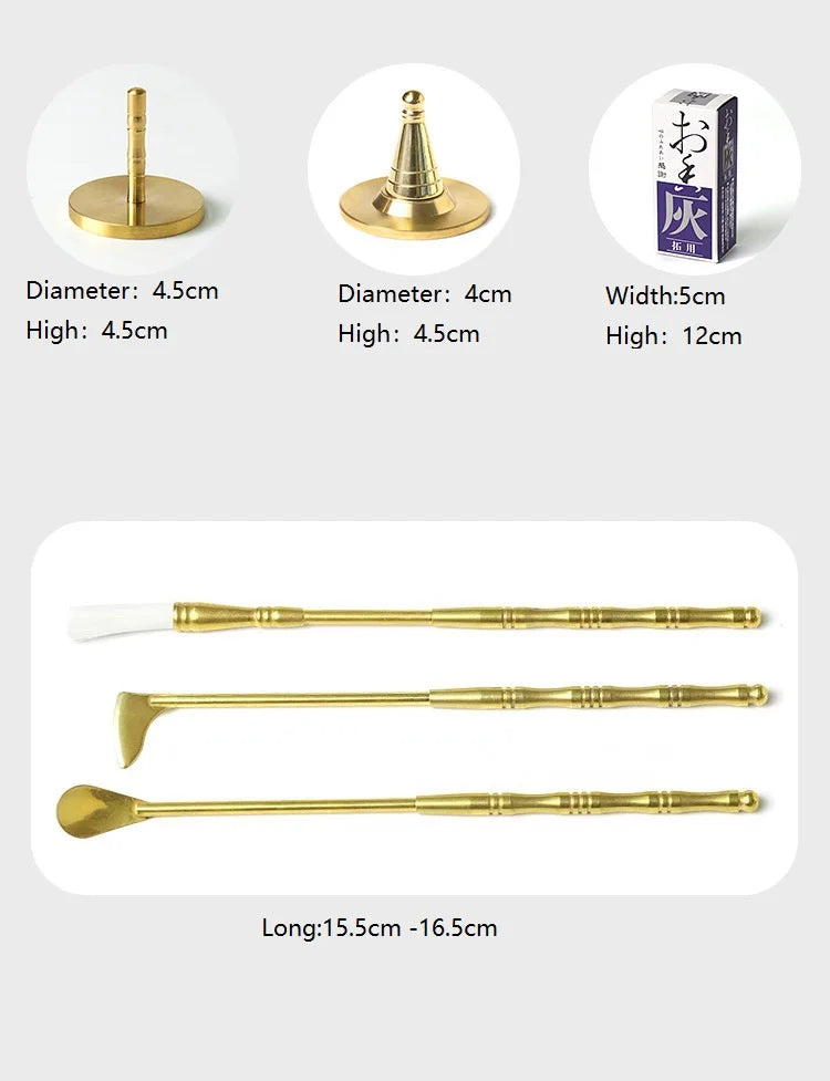 🛠️Incense Crafting Kit  – Brass Burner & Ritual Tools for DIY Sacred Scents