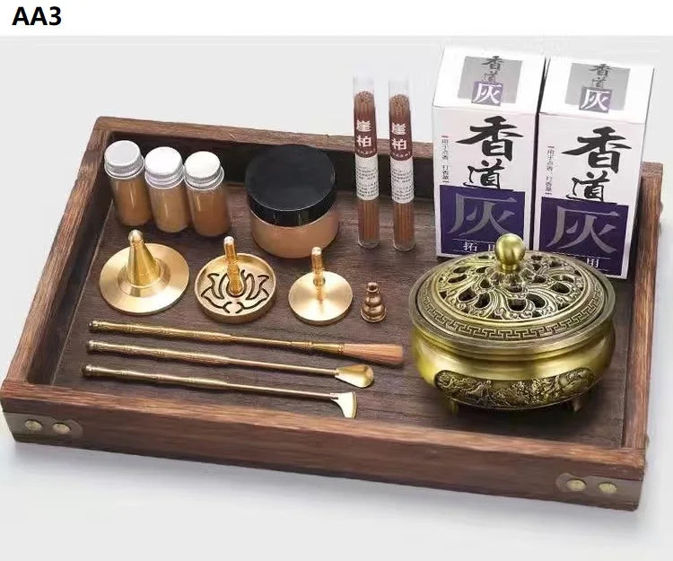 🛠️Incense Crafting Kit  – Brass Burner & Ritual Tools for DIY Sacred Scents