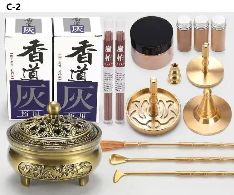 🛠️Incense Crafting Kit  – Brass Burner & Ritual Tools for DIY Sacred Scents