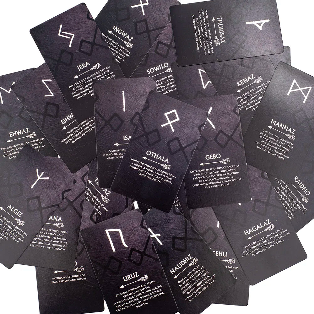 Runes Oracle Deck  – 26-Card Tool for Insight, Lighting & Transformation