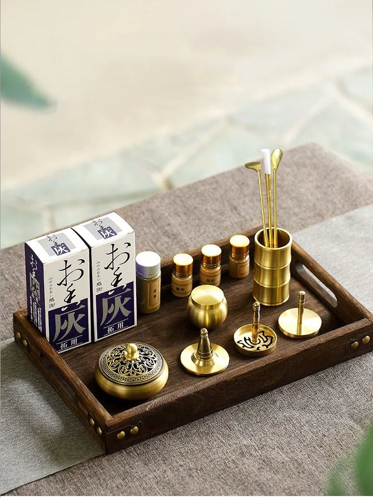 🛠️Incense Crafting Kit  – Brass Burner & Ritual Tools for DIY Sacred Scents