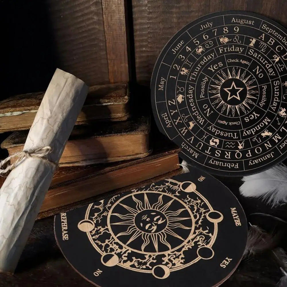 Pendulum Divination Board 🧿 – Spirit Guidance & Decision Tool for Rituals