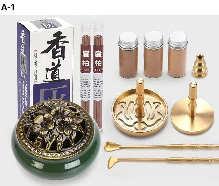 🛠️Incense Crafting Kit  – Brass Burner & Ritual Tools for DIY Sacred Scents