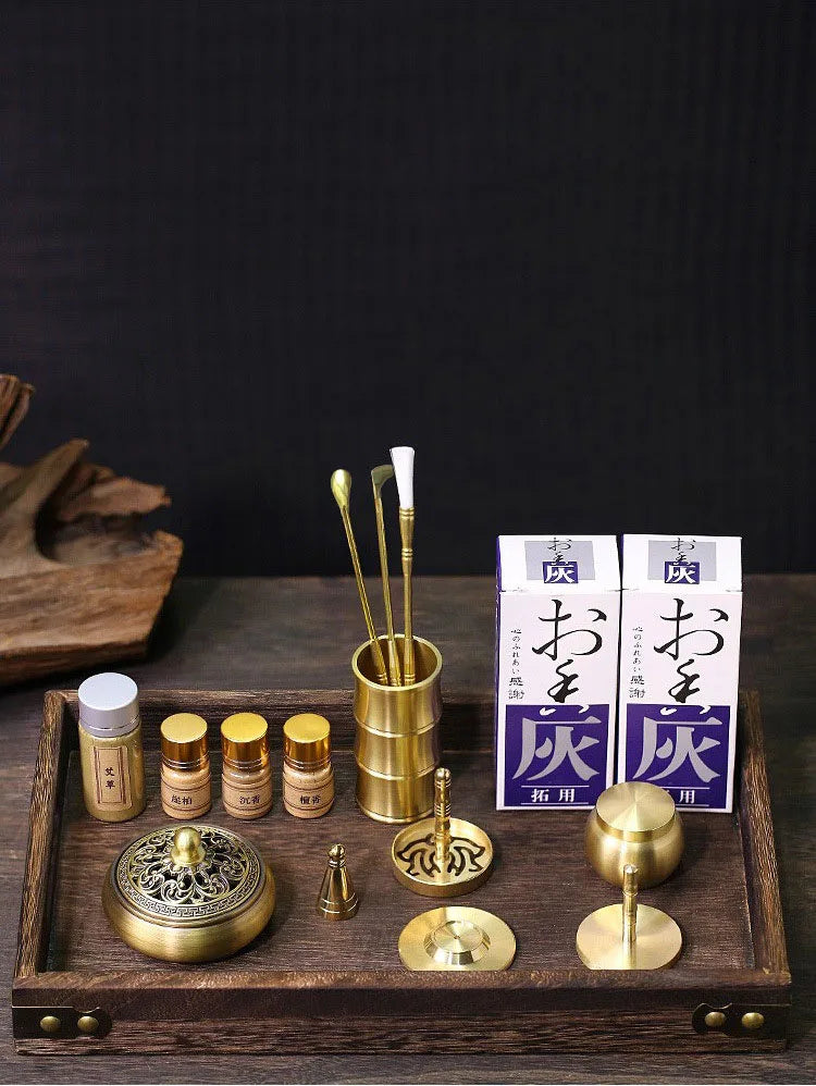 🛠️Incense Crafting Kit  – Brass Burner & Ritual Tools for DIY Sacred Scents