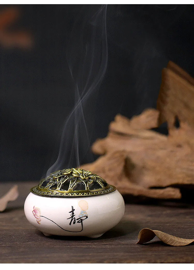 🛠️Incense Crafting Kit  – Brass Burner & Ritual Tools for DIY Sacred Scents