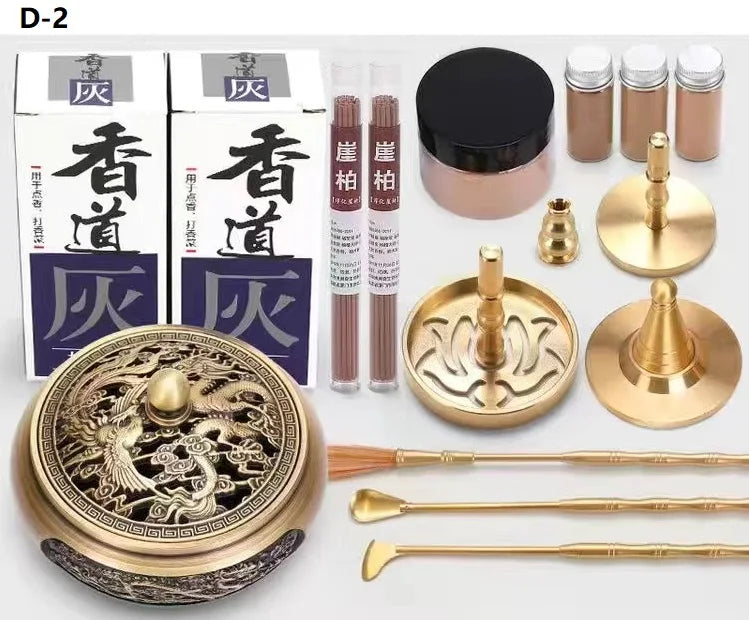 🛠️Incense Crafting Kit  – Brass Burner & Ritual Tools for DIY Sacred Scents