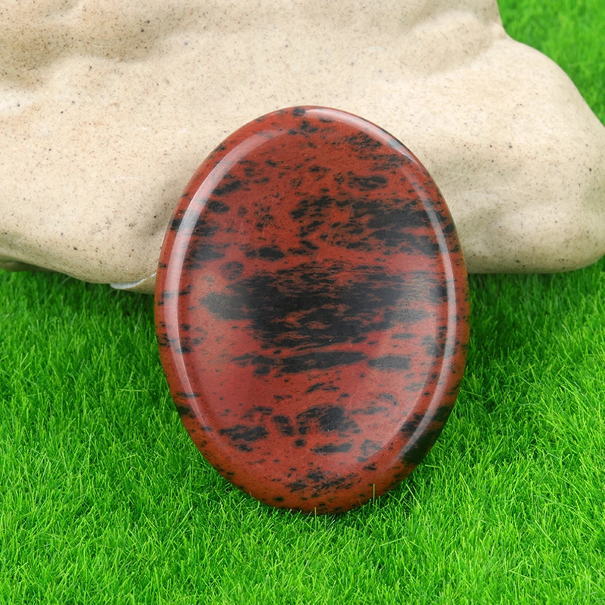 🫶 Thumb Worry Stone – Pocket-Sized Calm & Crystal Focus