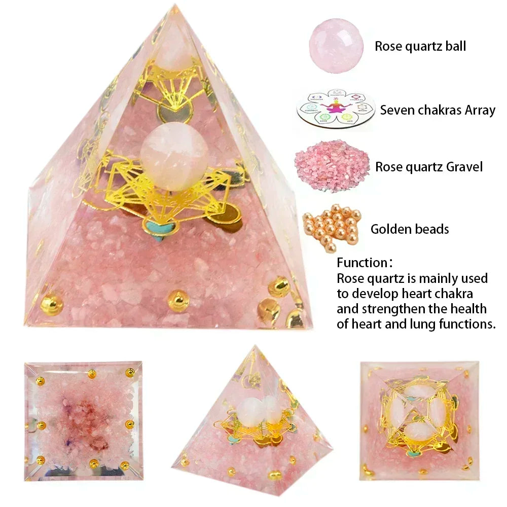 Crystal Energy Pyramid 🔺 – Chakra Balancing Generator for Healing & Home Harmony