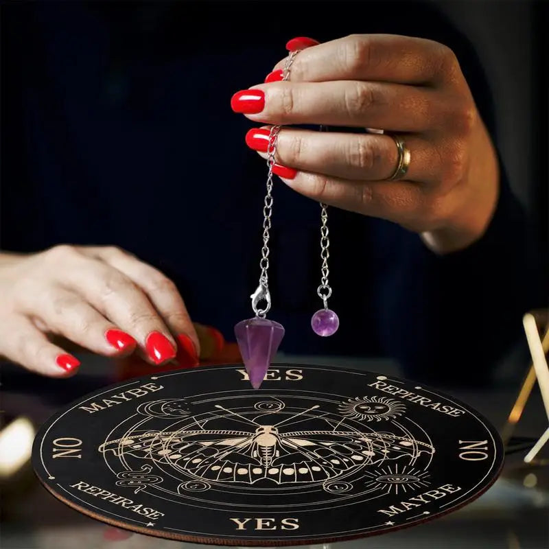 Pendulum Divination Board 🧿 – Spirit Guidance & Decision Tool for Rituals