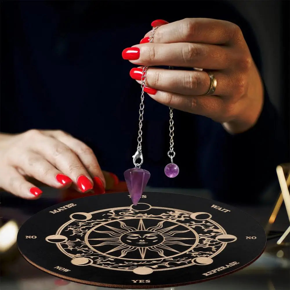 Pendulum Divination Board 🧿 – Spirit Guidance & Decision Tool for Rituals