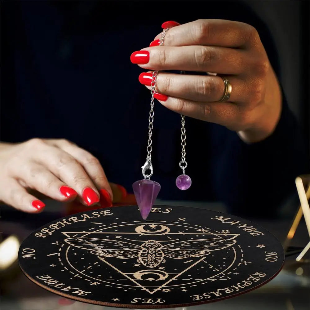 Pendulum Divination Board 🧿 – Spirit Guidance & Decision Tool for Rituals